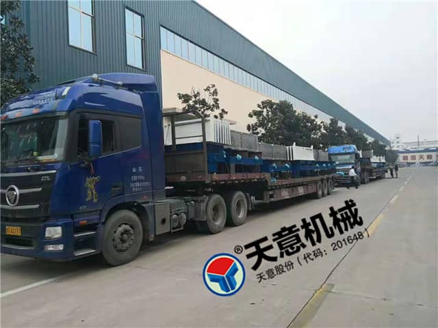 国庆时节天意机械发货忙